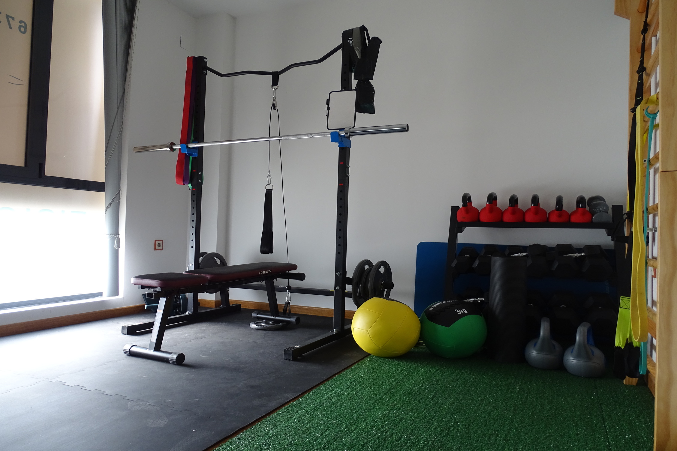 Sala ejercicio terapéutico en Fisioterapia Montepinar